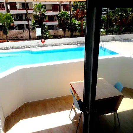 Spotless South Facing With Pool View And Wifi Heart Of Americas Apartamento Playa de las Américas